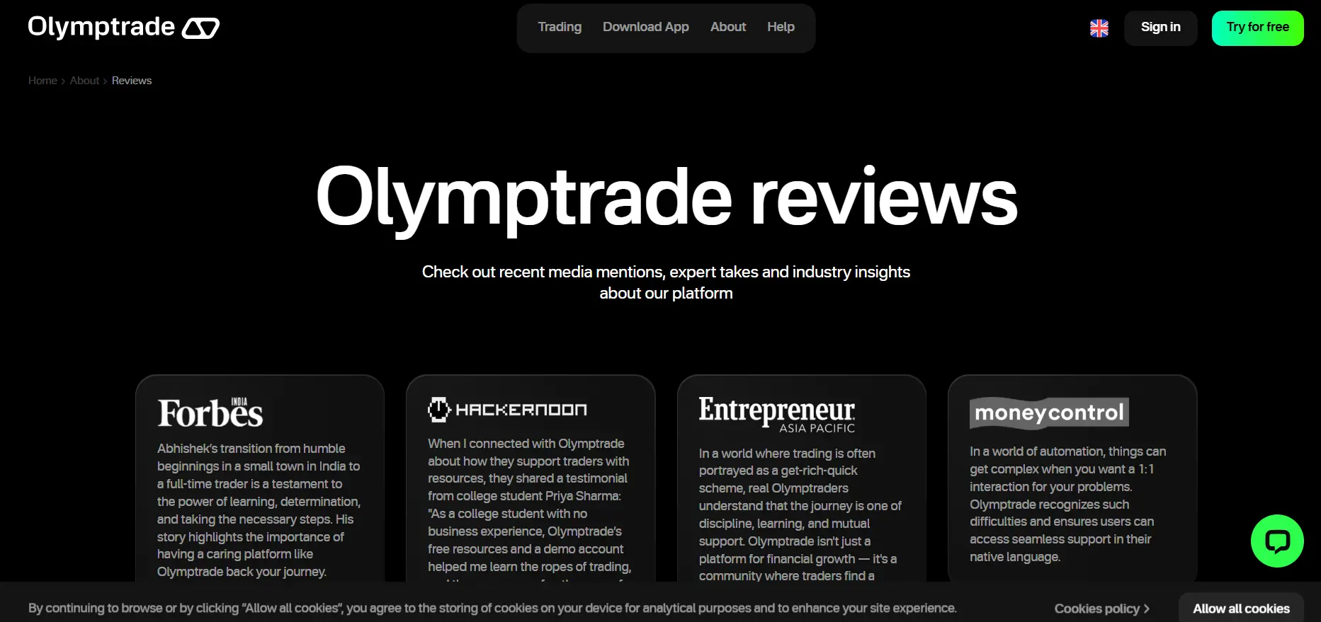 olymp trade reviews