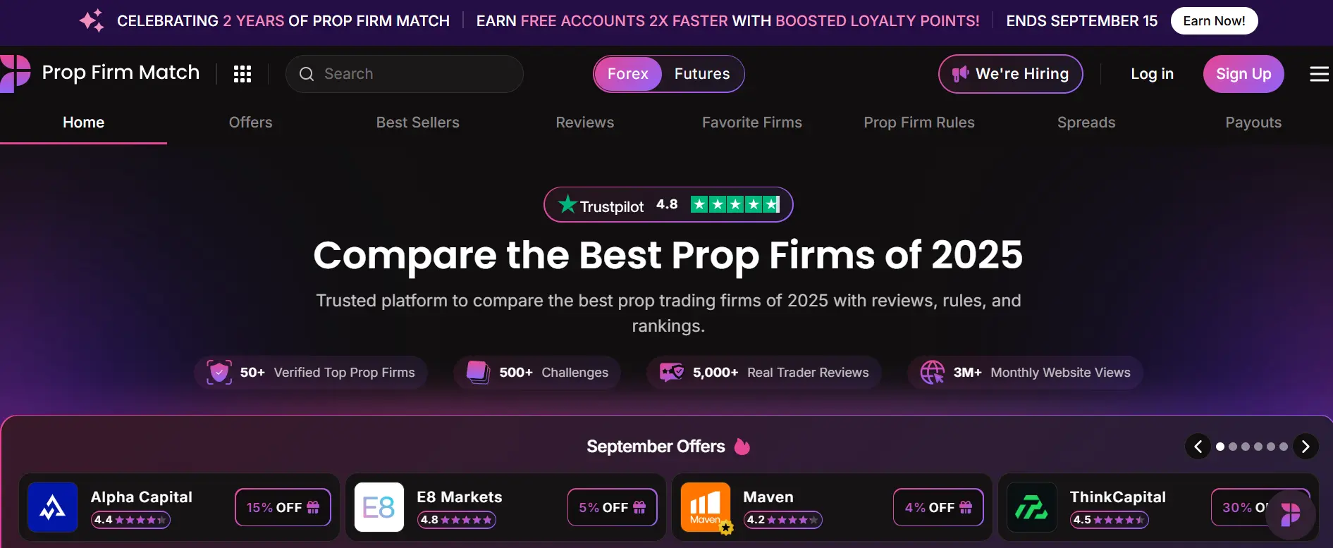 Prop Firm Match Reviews