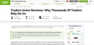 Traders Union reviews