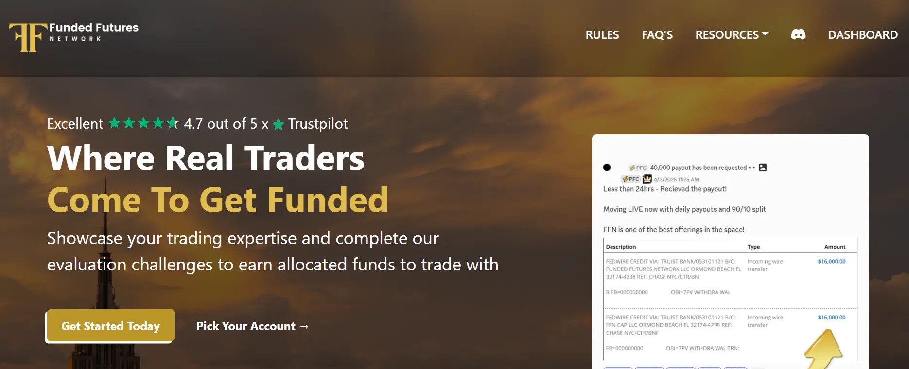 funded futures network