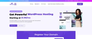 AccuWeb Hosting WordPress hosting homepage