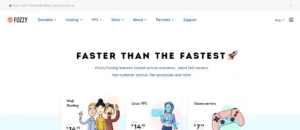 Fozzy hosting homepage