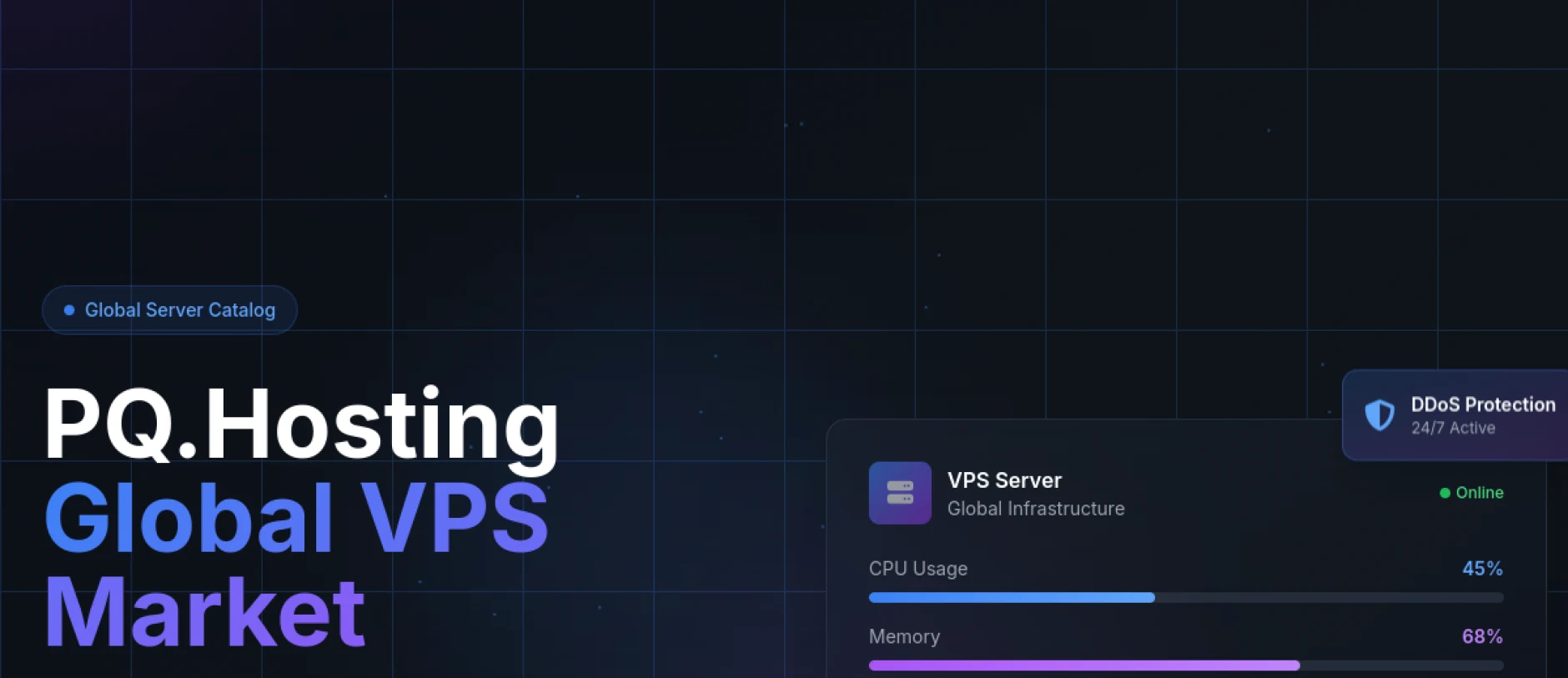 PQ.Hosting VPS homepage